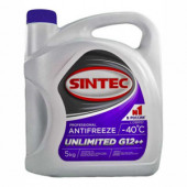Антифриз A-40 Sintec UNLIMITED G12++ (лобридный) (5 кг) 1*4шт Антифриз A-40 Sintec UNLIMITED G12++ (лобридный) (5 кг) 1*4шт