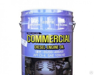 Масло моторное Hyundai/KIA Commercial Diesel 10W40 полусинт., 20 л. Масло моторное Hyundai/KIA Commercial Diesel 10W40 полусинт., 20 л.