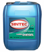 Масло мотор. SINTEC TURBO DIESEL SAE 15W40 API CD (20л) Масло мотор. SINTEC TURBO DIESEL SAE 15W40 API CD (20л)