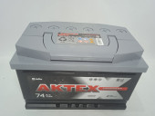 Аккумулятор 6 СТ-74 AKTEX STANDART низ.720А Евро