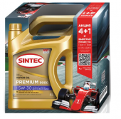 АКЦИЯ Масло мотор. SINTEC Premium 9000 SAE 5W30 ACEA С3 API SN 5л. Акция 5л по цене 4л АКЦИЯ Масло мотор. SINTEC Premium 9000 SAE 5W30 ACEA С3 API SN 5л. Акция 5л по цене 4л