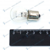 Лампа А 12-21 (стоп-сигнал; поворот) цок. белая (уп=10шт)