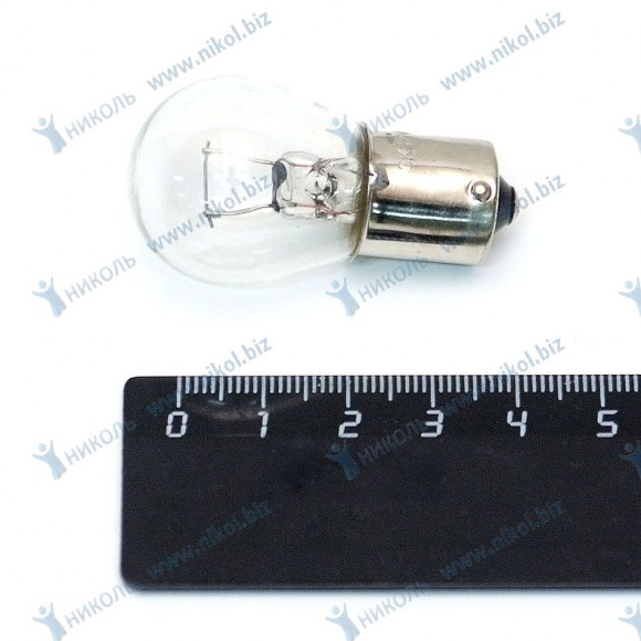 Лампа А 12-21 (стоп-сигнал; поворот) цок. белая (уп=10шт) Лампа А 12-21 (стоп-сигнал; поворот) цок. белая (уп=10шт)