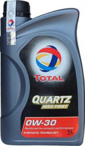 Масло мотор. TOTAL 0W30 QUARTZ INEO FIRST (синтет) (1л) 1*12 шт. Масло мотор. TOTAL 0W30 QUARTZ INEO FIRST (синтет) (1л) 1*12 шт.