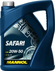 Масло минеральное MANNOL 7404 Safari 20W50  (5л.) 1*4шт.
