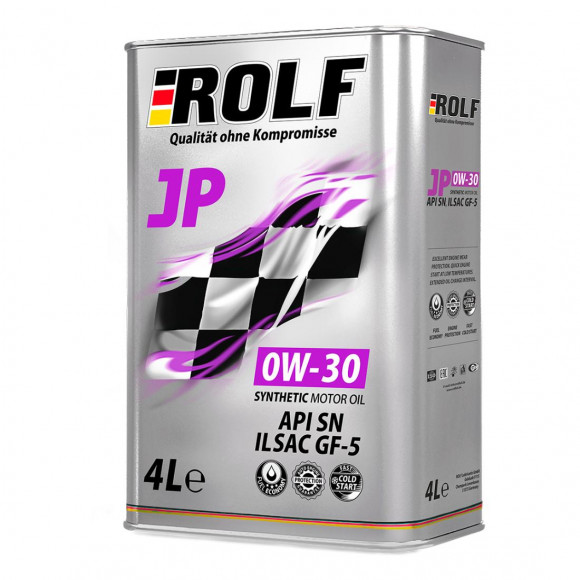 Масло мотор. ROLF JP SAE  10W30  API GF5/SN (4 л) (Акция) 1*4шт