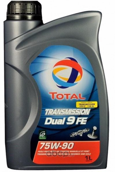 Масло трансмис. TOTAL TRANS DUAL 9 FE 75W90  (1л) (1*18)