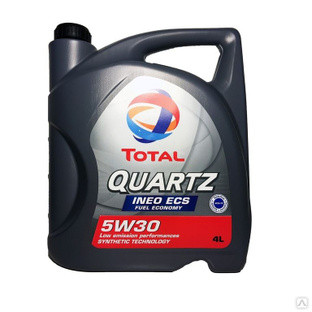 Масло мотор. TOTAL  5W30 QUARTZ INEO ECS (синтет) (4л) 1*3 шт.
