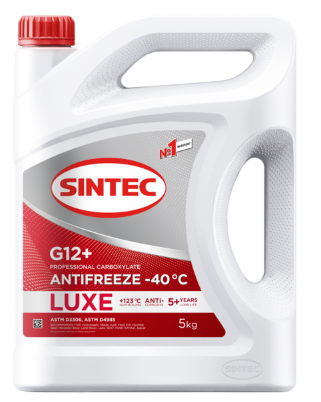 Антифриз A-40 Sintec LUX G12 (красный) (5 кг) NEW 1*4шт Антифриз A-40 Sintec LUX G12 (красный) (5 кг) NEW 1*4шт