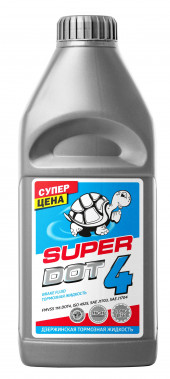 Жидкость тормоз. Turtle Race SUPER ДОТ-4 (0,455 г.)  tk 230оС