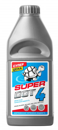 Жидкость тормоз. Turtle Race SUPER ДОТ-4 (0,455 г.) tk 230оС Жидкость тормоз. Turtle Race SUPER ДОТ-4 (0,455 г.) tk 230оС