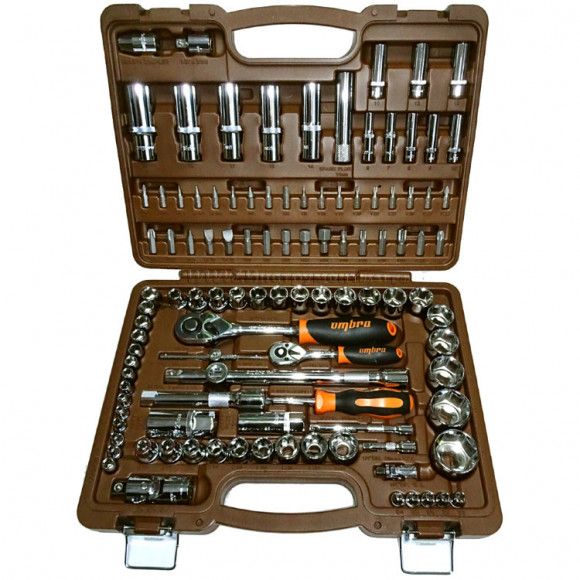 OMT108S Набор инструмента универсальный 1/4", 3/8", и 1/2"DR, 108 предметов OMT108S Набор инструмента универсальный 1/4", 3/8", и 1/2"DR, 108 предметов