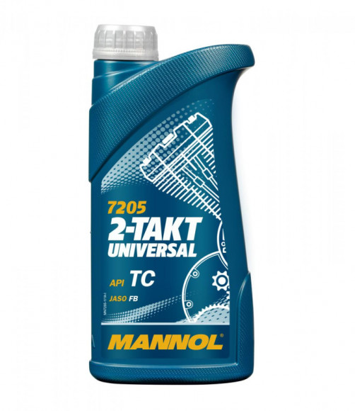 Минеральное масло MANNOL 7205 2-ТAKT UNIVERSAL (1л.) 1*20шт.