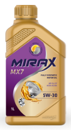 Масло моторное MIRAX MX7 5W30 ACEA A3/B4 API SL/CF (1л) Масло моторное MIRAX MX7 5W30 ACEA A3/B4 API SL/CF (1л)