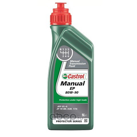 Масло трансм. 80W90 Castrol Manual EP GL-4 (1л) Масло трансм. 80W90 Castrol Manual EP GL-4 (1л)