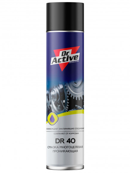 Sintec Dr. Active Многоцелевая смазка DR40 (проникающая) 520мл 1*12 Sintec Dr. Active Многоцелевая смазка DR40 (проникающая) 520мл 1*12