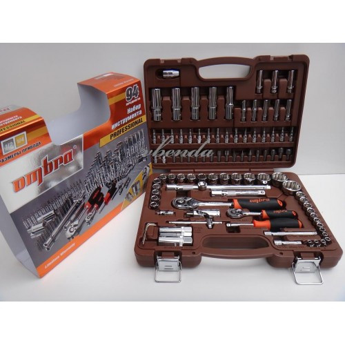 OMT94S Набор инструмента универсальный 1/4", 1/2"DR, 94 предмета OMT94S Набор инструмента универсальный 1/4", 1/2"DR, 94 предмета