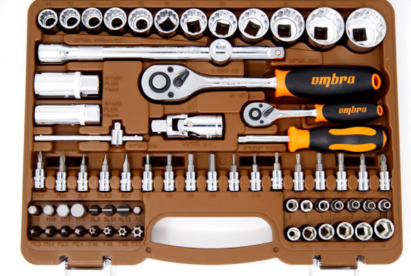 OMT82S12 Набор инструмента универсальный 1/4", 1/2"DR с головками торцевыми 12-гранными 1/2"DR, 82 предмета OMT82S12 Набор инструмента универсальный 1/4", 1/2"DR с головками торцевыми 12-гранными 1/2"DR, 82 предмета