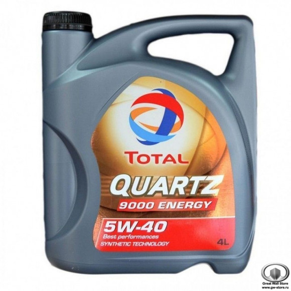 Масло мотор. TOTAL QUARTZ 9000 ENERGY 5W40 (4л) (1*3)
