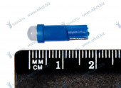 Лампа светодиод 12-1,2 б/ц синяя СОВ диод W2x4.6D NOVA-PRO (уп=10шт)