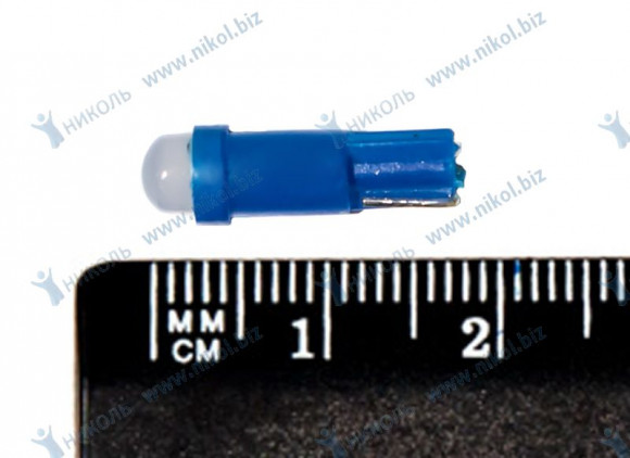 Лампа светодиод 12-1,2 б/ц синяя СОВ диод W2x4.6D NOVA-PRO (уп=10шт) Лампа светодиод 12-1,2 б/ц синяя СОВ диод W2x4.6D NOVA-PRO (уп=10шт)