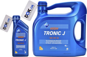 Масло мотор. 5W30 Aral High Tronic J (4л) 1*4 шт.
