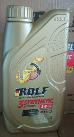 Масло мотор. ROLF 3-SYNTHETIC SAE 5W30 ACEA C3 (1 л) пластик 1*12шт Масло мотор. ROLF 3-SYNTHETIC SAE 5W30 ACEA C3 (1 л) пластик 1*12шт