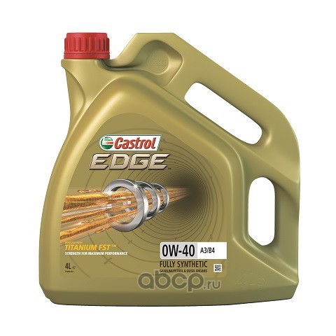 Масло мотор. 0W40 Castrol Edge А3/В4 (4л) Масло мотор. 0W40 Castrol Edge А3/В4 (4л)