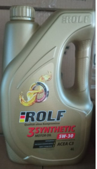 Масло мотор. ROLF 3-SYNTHETIC SAE 5W30 ACEA C3 (4 л) пластик 1*4шт