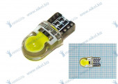 Лампа светодиод 12-5 б/ц (габарит) белая COB 1СL W2.1*9.5d силикон NOVA-PRO (уп=10шт)