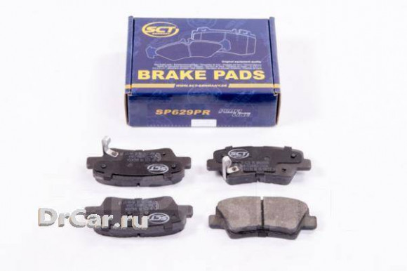 Тормозные колодки SCT (комплект 4 шт.) SP 629 Тормозные колодки SCT (комплект 4 шт.) SP 629