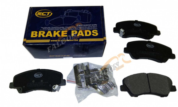Тормозные колодки SCT (комплект 4 шт.) SP 667 Тормозные колодки SCT (комплект 4 шт.) SP 667