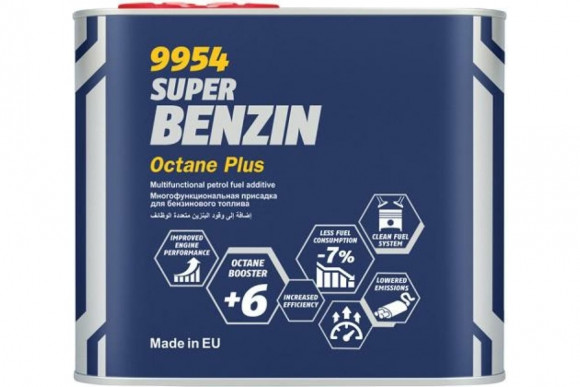 9954 Специальная присадка в бензин, повышающая октановое число / Super Benzin Octane Plus (500ml) 9954 Специальная присадка в бензин, повышающая октановое число / Super Benzin Octane Plus (500ml)