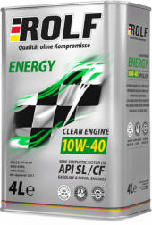 Масло мотор. ROLF. Energy SAE 10W40 API SL/CF  (4 л)