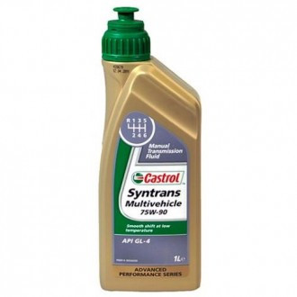 Масло трансм.  75W90 Castrol Syntrans Multivehicle GL4 (1л)