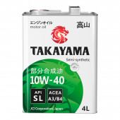 Масло моторное TAKAYAMA Safetec 10W40 API SL A3/B4 (4л) ЖБ NEW Масло моторное TAKAYAMA Safetec 10W40 API SL A3/B4 (4л) ЖБ NEW