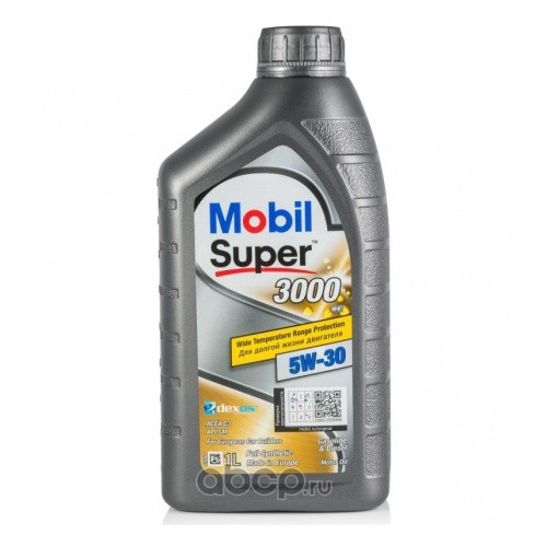 Масло мотор.  5W30 Mobil Super 3000 XE (1л) (1*12)