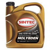Масло мотор. 10W40 SINTEC Молибден API SJ/CF (5л) 1*4шт Масло мотор. 10W40 SINTEC Молибден API SJ/CF (5л) 1*4шт