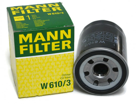 W6103 MANN-FILTER Фильтр масляный HYUNDAI/KIA/MAZDA/