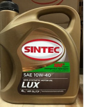 Масло мотор. 10W40 SINTEC LUXE SAE 10W40 АКЦИЯ API SL/CF (4л) 1*4шт Масло мотор. 10W40 SINTEC LUXE SAE 10W40 АКЦИЯ API SL/CF (4л) 1*4шт