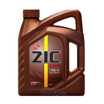 ZIC Транс. масло синтетич. GFT SAE 75W90 API GL-4/GL-5 (4л) 1*4шт