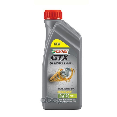 Масло мотор. 10W40 Castrol  Magnatec GTX Ultraclean (1 л)