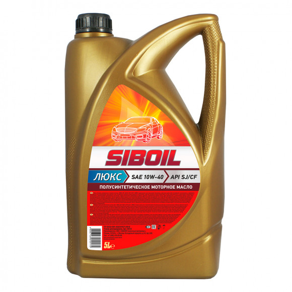 Масло мотор. 10W40 Siboil Люкс (5л) 1*3шт Масло мотор. 10W40 Siboil Люкс (5л) 1*3шт
