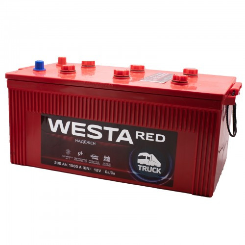 Аккумулятор 6ст-230 Westa Red (п.т. 1500А) Евро Аккумулятор 6ст-230 Westa Red (п.т. 1500А) Евро