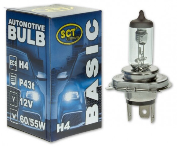SCT 202792 (H4 Basic 12V 60/55W P43t) SCT 202792 (H4 Basic 12V 60/55W P43t)